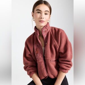 Free People Movement Hit the Slopes Jacket in Henna M